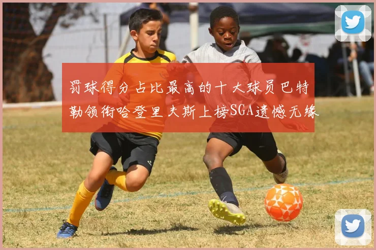 罚球得分占比最高的十大球员巴特勒领衔哈登里夫斯上榜SGA遗憾无缘
